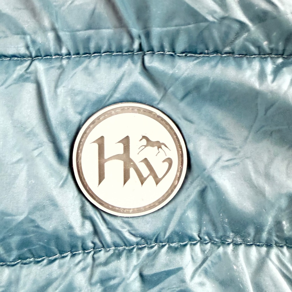 Horseware Ireland Ona Hybrid Jacket Teal Grey Quilted Equestrian Womens Medium - Picture 2 of 7